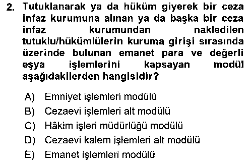 ADL204U Ulusal Yargı Ağı Projesi 2 çıkmış sınav sorusu 2
