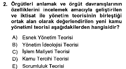 ADY102U Afet Sosyolojisi çıkmış sınav sorusu 2
