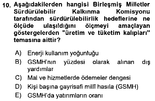 ASC106U AŞÇ106U Gastronomi ve Sürdürülebilirlik çıkmış sınav sorusu 2