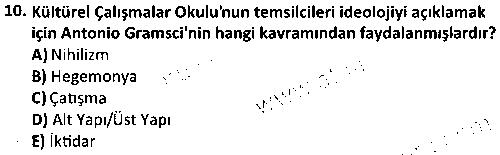 HIT1004 İletişim Kuramları çıkmış sınav sorusu 2