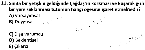 CGE1008 Özel Eğitim 2 çıkmış sınav sorusu 3
