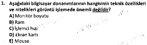 FOT1004 Reklam Fotoğrafçılığı çıkmış sınav sorusu 1