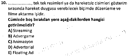 ETP1008 Reklam Kampanyaları ve Reklamcılık Uygulamaları çıkmış sınav sorusu 2