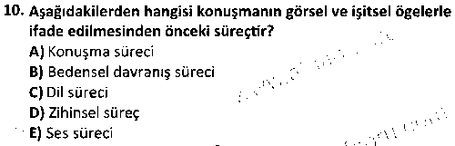 HIT1010 Sözlü İletişim ve Hitabet çıkmış sınav sorusu 2