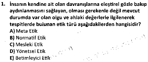 SPY2004 Spor Psikolojisi çıkmış sınav sorusu 1