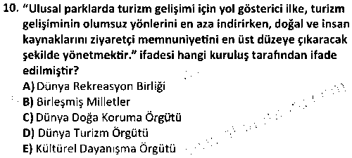 RKR2008 Kamu ve Yerel Yönetim Rekreasyonu çıkmış sınav sorusu 2