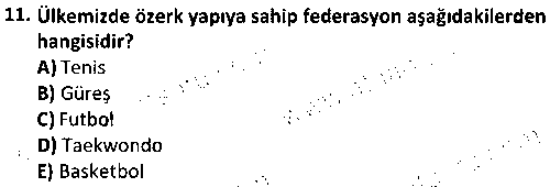 RKR2008 Kamu ve Yerel Yönetim Rekreasyonu çıkmış sınav sorusu 3