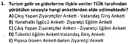 KAM4008 Türkiye Ekonomisi çıkmış sınav sorusu 1