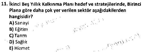 KAM4008 Türkiye Ekonomisi çıkmış sınav sorusu 3