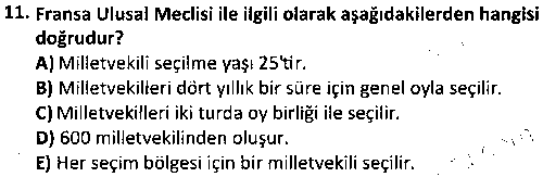 KAM4010 Karşılaştırmalı Kamu Yönetimi çıkmış sınav sorusu 3