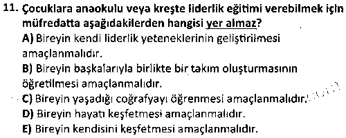 RKR3010 Rekreasyonda Takım Bütünlüğü Uygulamaları çıkmış sınav sorusu 3