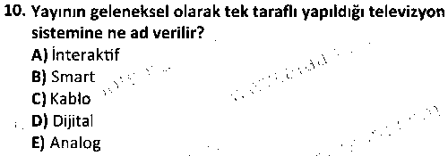 BIL2002 E-Ticaret çıkmış sınav sorusu 2