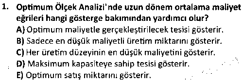 DT1008 Girişimcilik ve Küçük İşletmeler çıkmış sınav sorusu 1