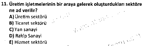 DT1008 Girişimcilik ve Küçük İşletmeler çıkmış sınav sorusu 3