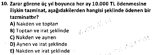 ADL2003 Borçlar Hukuku çıkmış sınav sorusu 2