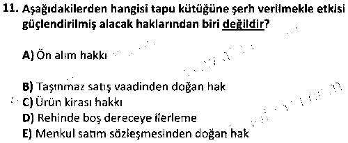 EY1003 Hukukun Temel Kavramları çıkmış sınav sorusu 3