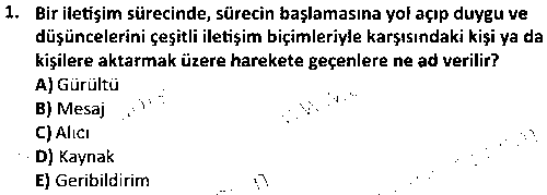 HIT1005 İletişime Giriş çıkmış sınav sorusu 1
