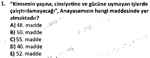 ISG2009 İş Sağlığı ve Güvenliği Yönetim Sistemleri çıkmış sınav sorusu 1