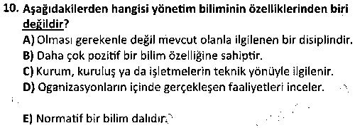 KAM3005 Sosyal Psikoloji çıkmış sınav sorusu 2