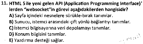 BY1007 Web Tasarımının Temelleri çıkmış sınav sorusu 3