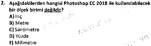 Ata Aöf Grafik Tasarımı çıkmış sınav sorusu 2