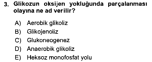BIY101U Genel Biyoloji 1 çıkmış sınav sorusu 3