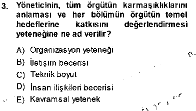 BYA101U Büro Yönetimi çıkmış sınav sorusu 3