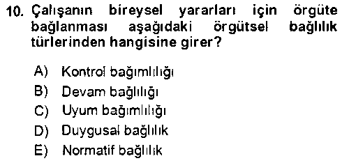 BYA102U Bürolarda Temel Kavramlar çıkmış sınav sorusu 2