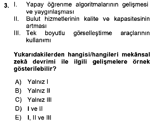 CBS126U Harita Bilgisi çıkmış sınav sorusu 3