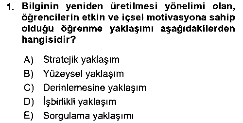 CGE108U Öğretimde Planlama Ve Değerlendirme çıkmış sınav sorusu 1