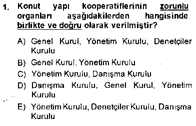 EMY201U Konut Yapı Kooperatifçiliği çıkmış sınav sorusu 1