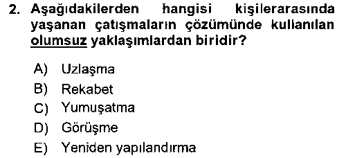 EVI101U Aile Yapısı ve İlişkileri çıkmış sınav sorusu 2