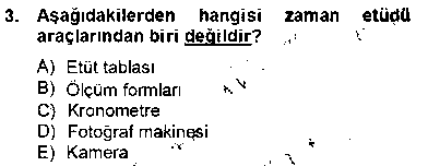 EVI104U İş Etüdü çıkmış sınav sorusu 3