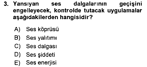 EVI106U Konut Seçimi ve Düzenlenmesi çıkmış sınav sorusu 3