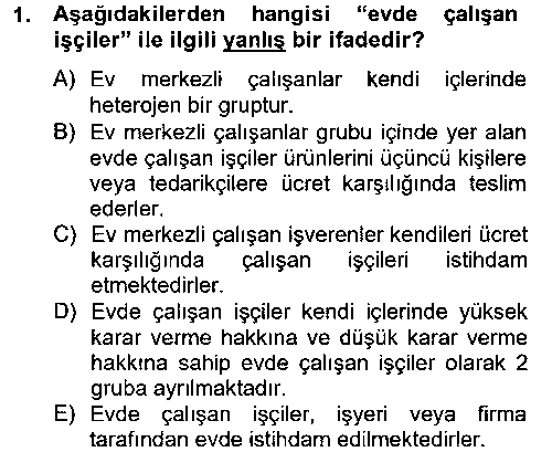 EVI204U Ev Endüstrisi çıkmış sınav sorusu 1