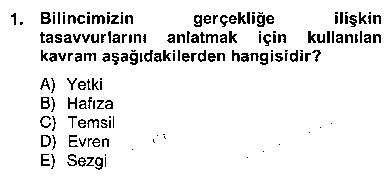 FEL404U Çağdaş Felsefe 2 çıkmış sınav sorusu 1