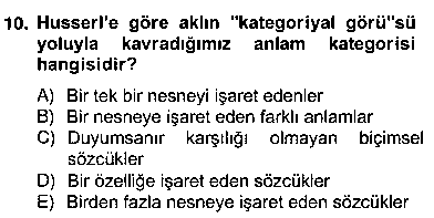 FEL404U Çağdaş Felsefe 2 çıkmış sınav sorusu 2