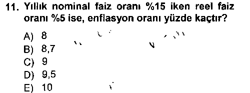 FIN201U FIN201U Finansal Yönetim 1 çıkmış sınav sorusu 3