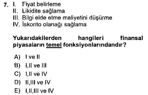 FIN201U FIN201U Finansal Yönetim 1 çıkmış sınav sorusu 2