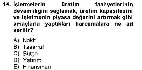 FIN202U FIN202U Finansal Yönetim 2 çıkmış sınav sorusu 2