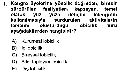 HIT302U Lobicilik Ve Halkla İlişkiler çıkmış sınav sorusu 1