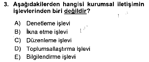 HIT302U Lobicilik Ve Halkla İlişkiler çıkmış sınav sorusu 3