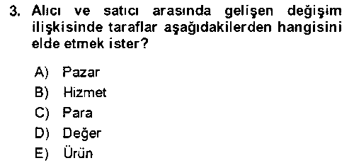 HIT308U Hizmet Pazarlaması çıkmış sınav sorusu 3