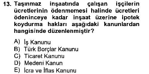 HUK108U HUK108U İş ve Sosyal Güvenlik Hukuku çıkmış sınav sorusu 3