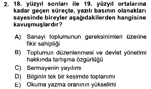 ILT209U İletişim Araştırmaları çıkmış sınav sorusu 2