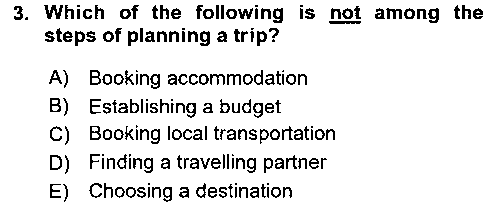 ING202U Turizm İçin İngilizce 2 çıkmış sınav sorusu 3