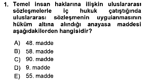 ISG105U İş Sağlığı ve Güvenliği Mevzuatı çıkmış sınav sorusu 1