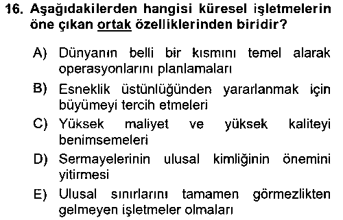 ISL406U ISL406U Stratejik Yönetim 2 çıkmış sınav sorusu 1