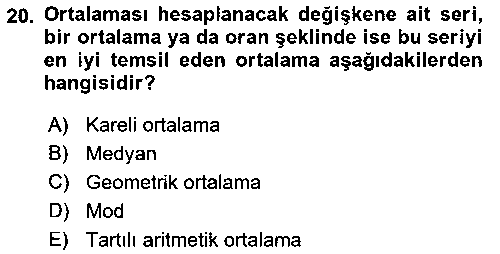 IST201U IST201U İstatistik 1 çıkmış sınav sorusu 3