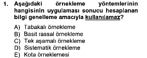 IST202U IST202U İstatistik 2 çıkmış sınav sorusu 1